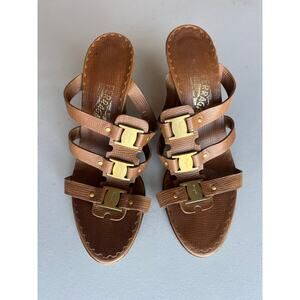 Ferragamo sandal pumps (size 9)